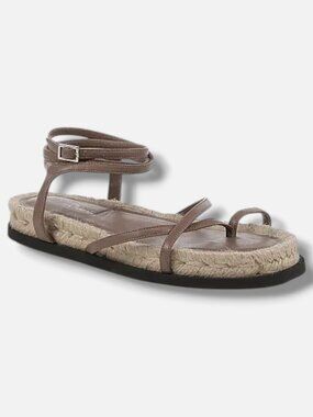 3.1 Phillip Lim Women's Brown Yasmine Espadrille Sandals Shoes Size EU:35 US:5
